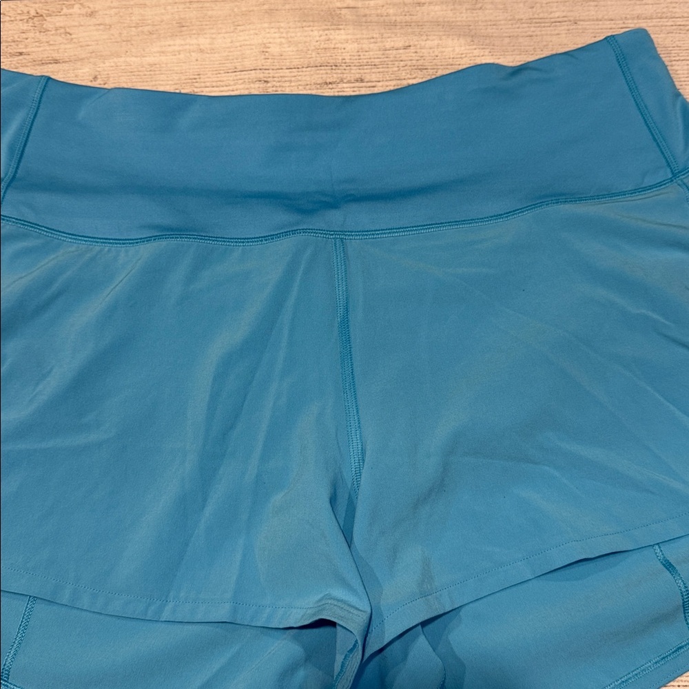 🍋Women’s Lululemon Speed Up High-Rise Lined Short 2.5" Size 10 turquoise W7BEXS🍋 - Picture 5 of 14